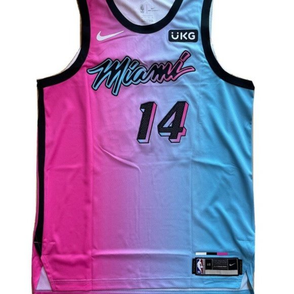 Tyler Herro 🦄 .💜⭐️🌺Miami Heat Jersey🦄 .💜⭐️🌺City - Picture 1 of 3